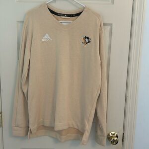 Like New: Men’s Adidas Sweater. M. Canary/pale gold/yellow.